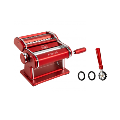 Atlas 150 Red Manuel Makarna Makinesi + Pastawheel