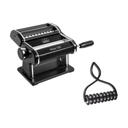 Atlas 150 Siyah Manuel Makarna Makinesi + Pastabike