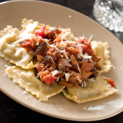 (Tarif) Köz Patlıcanlı Ravioli