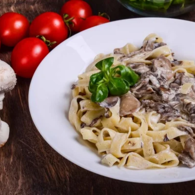 (Tarif) Kremalı Mantar Soslu Tagliatelle