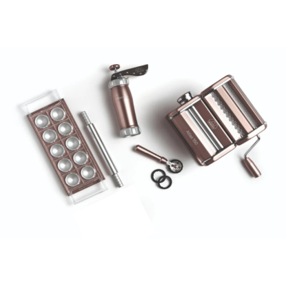 Atlas 150 Premium Plus Pembe Manuel Makarna Makinesi Seti