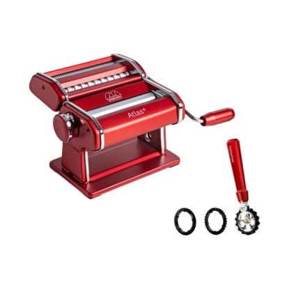 Atlas 150 Red Manuel Makarna Makinesi + Pastawheel